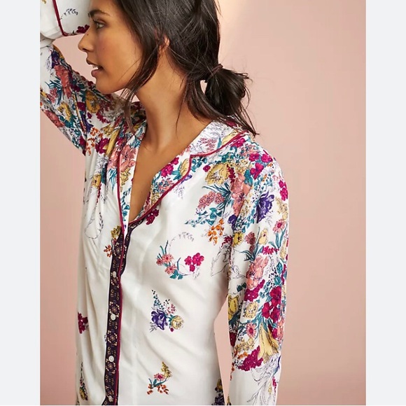 ANTHROPOLOGIE FLOREAT SWEET DREAMS BUTTON DOWN SHIRT - Picture 9 of 16